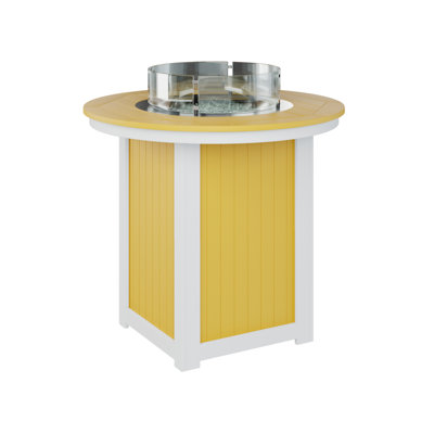 Berlin Gardens Donoma 44″ Round Bar Fire Pit Table