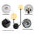 Mid Century Modern Vanity Light With Globe Milk Glass Wall Sconce Indoor Wall Light Fixtures For Living Room Bedroom Hallway-1802686367