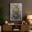 Solitary Yellow Bloom Modern - Wrapped Canvas-1062182244-1062182253