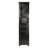 Mattapoisett 1-drawer and 2 cabinet Accent Cabinet in Black, 70.87'' H X 18.11'' W X 12.99'' D