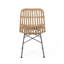 Chaises de jardin avec assise enveloppante, profondeur 47,6 cm, largeur 62,7 cm, hauteur 91,5 cm, poids 5 kg, structure en métal et détails raffinés.