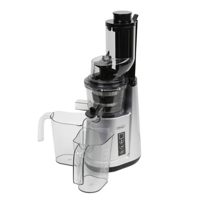 Omega Wide Mouth Vertical Cold Press Juicer, in Silver