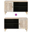 TV Cabinet With Shelf 80 X 33 X 46 Cm Solid Mango Wood-407385524