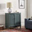 Arshawn Traditional Solid Wood 2 - Door Accent Cabinet With Simple Assembly-1250392358