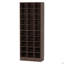 Armoire en bois à 10 niveaux avec 30 casiers, organisateur de grande capacité pour les entrées et les garde-robes.-1898984610