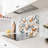 Fluttering Grace Tempered Glass Backsplash Wall Art - Kitchen Wall Decor-102921342