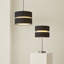 20 cm H Drum Cotton Pendant Shade ( Screw On )-19913945