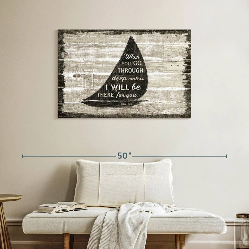 Driftwood Coast Scripture I, 26" H x 39" W
