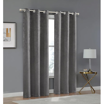 Paire de rideaux occultant pour œillets pour chambre à coucher