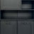Freestanding Laundry Cabinet With Doors, Adjustable Shelf & Tilt-Out Laundry Hamper-2133142204