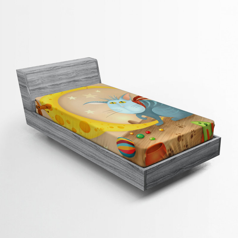 Funny Microfiber Fitted Sheet, Twin XL Fitted Sheet