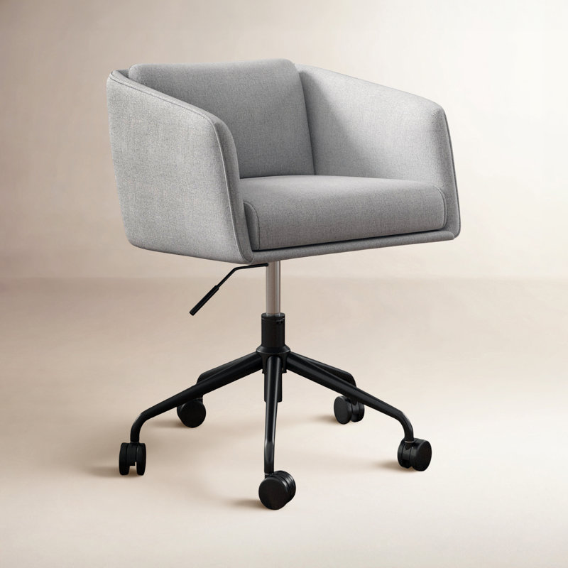 Radius Task Chair, Bayview Silver Performance Twill