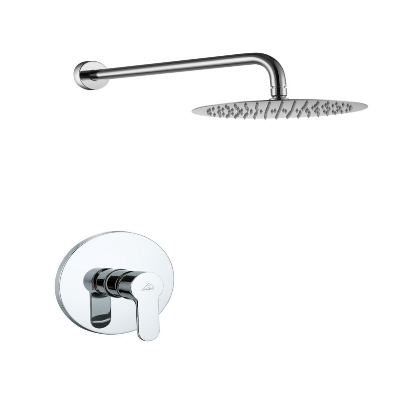All-In-One Kit with Rough in-Valve, Chrome