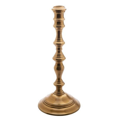 12.5'' H Brass Tabletop Candlestick