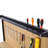 Steel Workbench Tool Storage Work Bench Workshop Tools Table W/Drawer And Peg Board ,4Xac Outlets 2Xusb Ports
