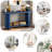 Vintage Console Table With T-leg Design And 2-tier Structure-678157224