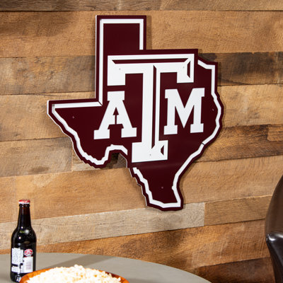 Texas A&M Layered Metal Wall Art