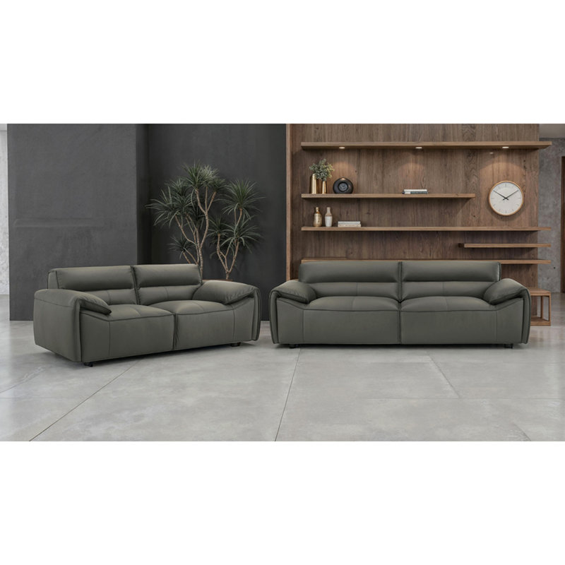 Hudson Graphite Upholstered Sofa