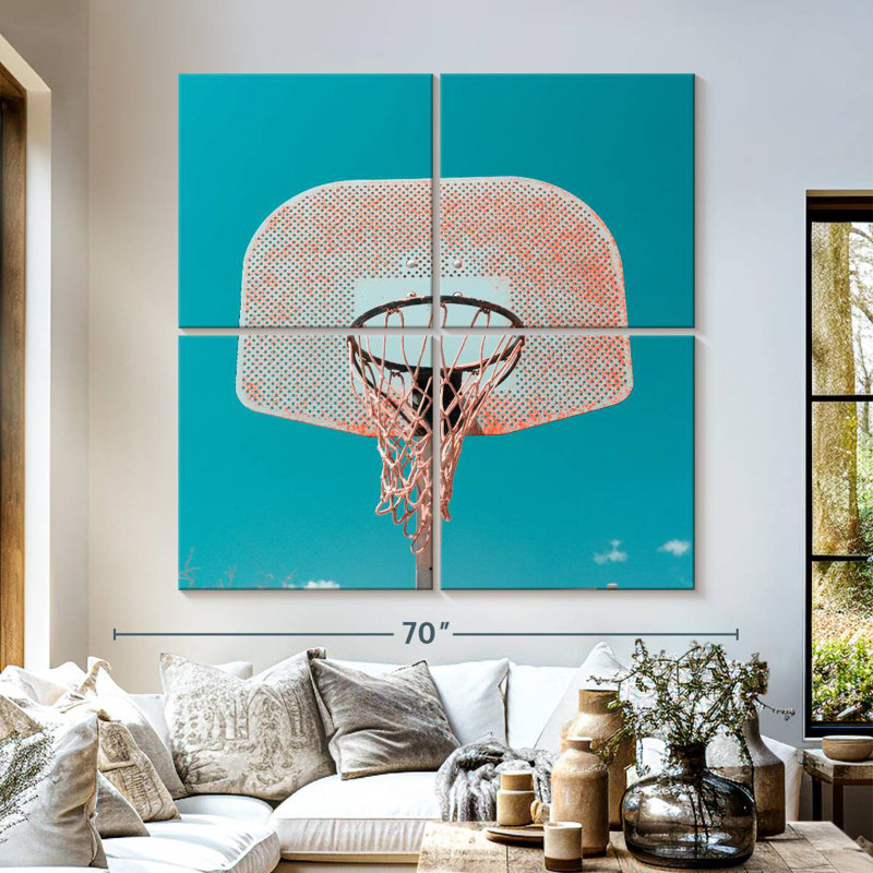 Ballon de basketball Sirci Sky High, H 57 po x l 57 po