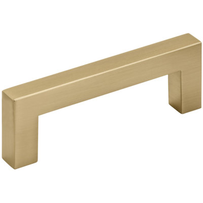 Monument 3 inch (76mm) Center-to-Center Champagne Bronze Cabinet Pull