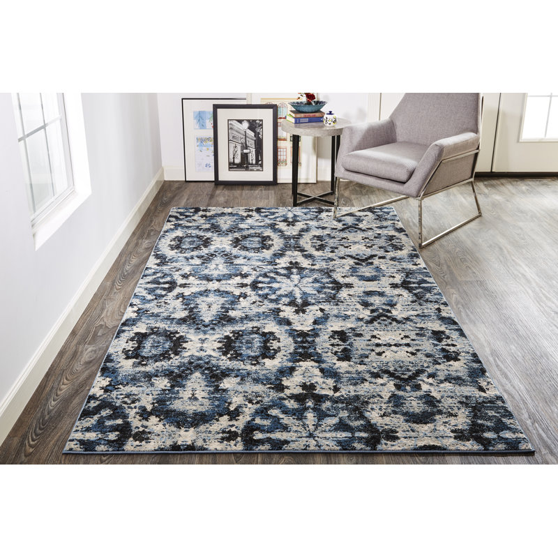 Lorentz Ikat Indoor Rug, Rectangle 10' x 13'2"