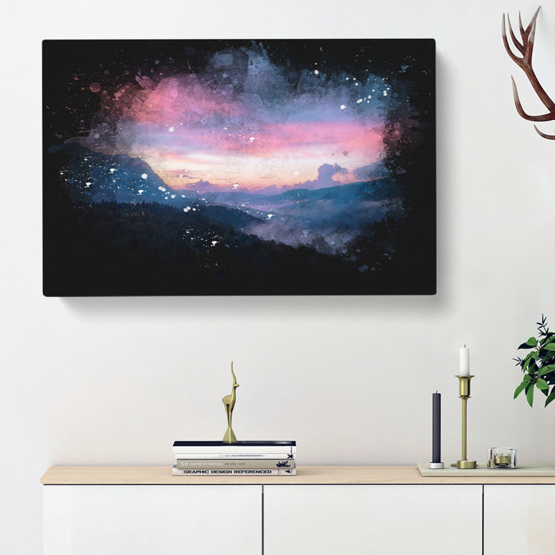 Mountain View Of Romania - Wrapped Canvas, 60cm H x 91cm W x 3cm D