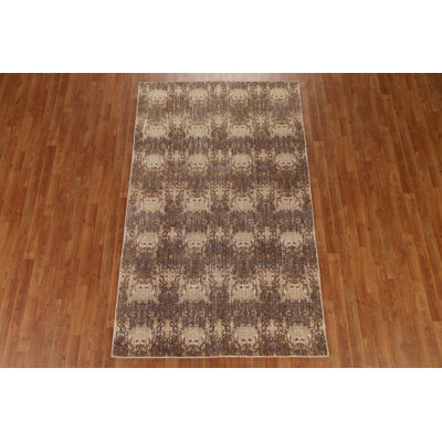 Tapis à motif abstrait All-Over 5X8