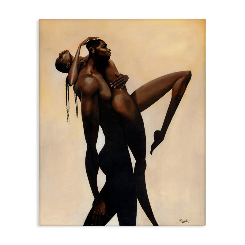 «Take Me Away Nude Portrait Canvas», conception par Manasseh Johnson Sr, H 20 po x l 16 po