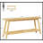 70.9” Extra Long Farmhouse Console Table, Solid Wood Entryway Table With 2-Tier Open Storage, Rustic Narrow Sofa Table For Hallway And Living Room, Light Brown-585389538