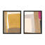 Ochre & Fuchsia Set Of 2 Print by Julia Balfour-1862808380-1862808362