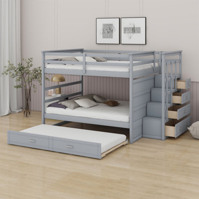 Bunk Bed With Trundle And Staircase
