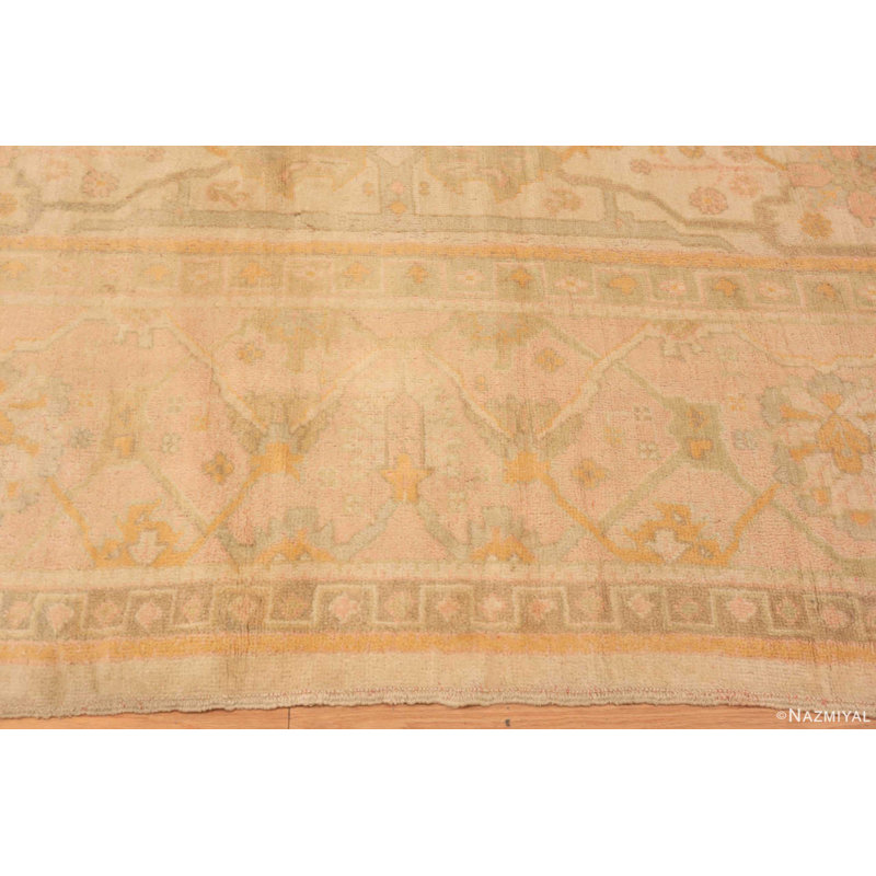 One-of-a-Kind Rectangle 11'6" X 15'" New Age Wool Area Rug in Yellow/Beige/Green
