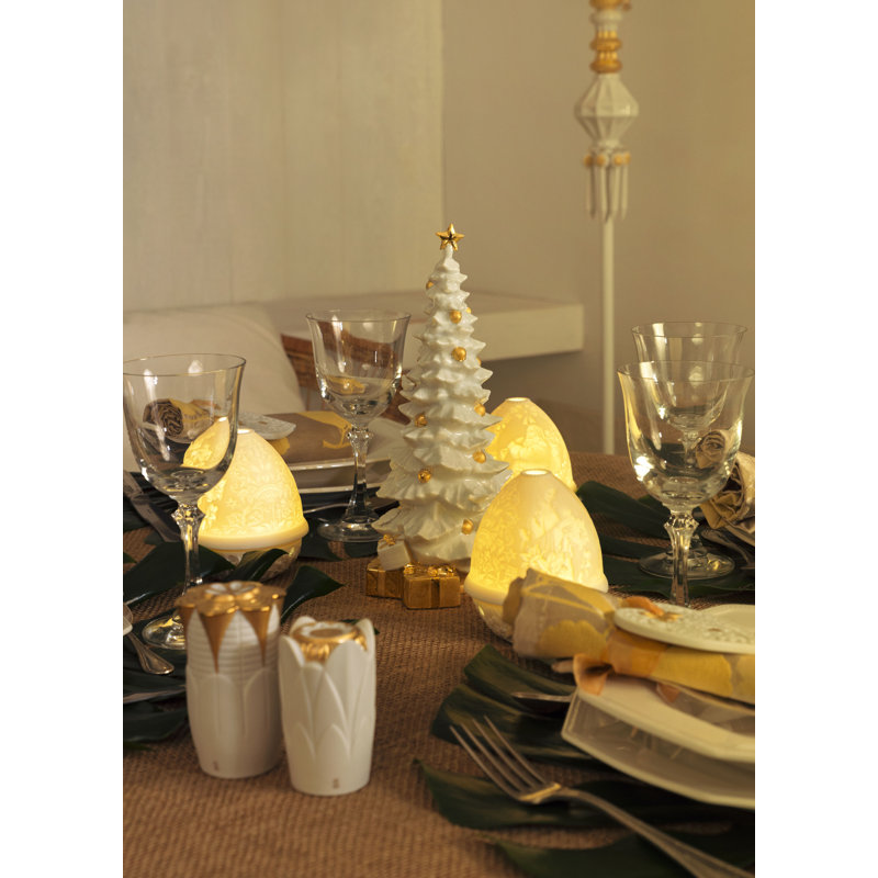 O Christmas Tree, Blanc/doré