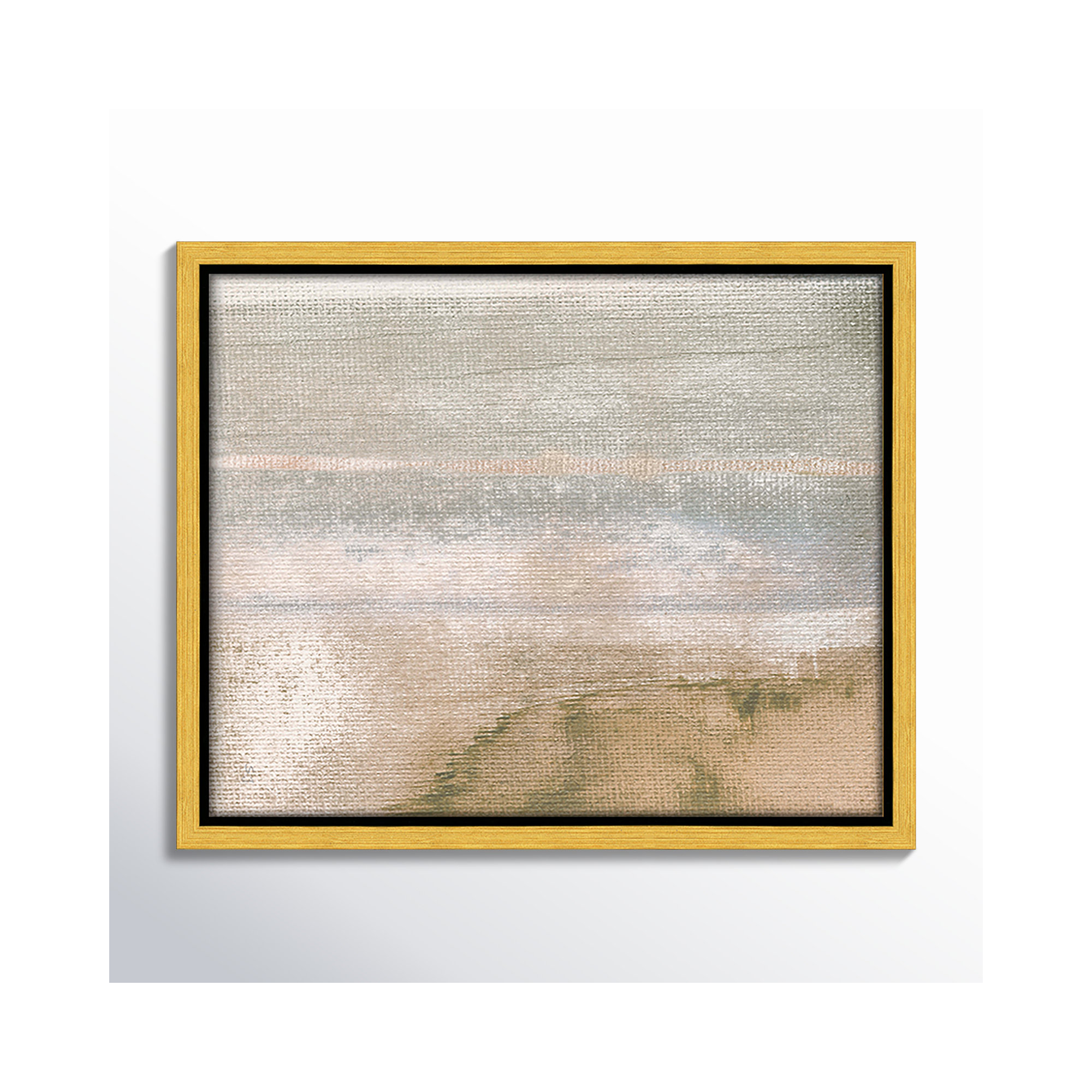 Dusk On Sand Lake II by Susan Jill, 11.5" W x 9.5" H, Gold
