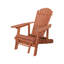 Chaise Adirondack avec repose-pieds