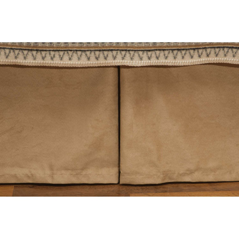 Wooded River Boulder - Bed Skirt - Full, Full