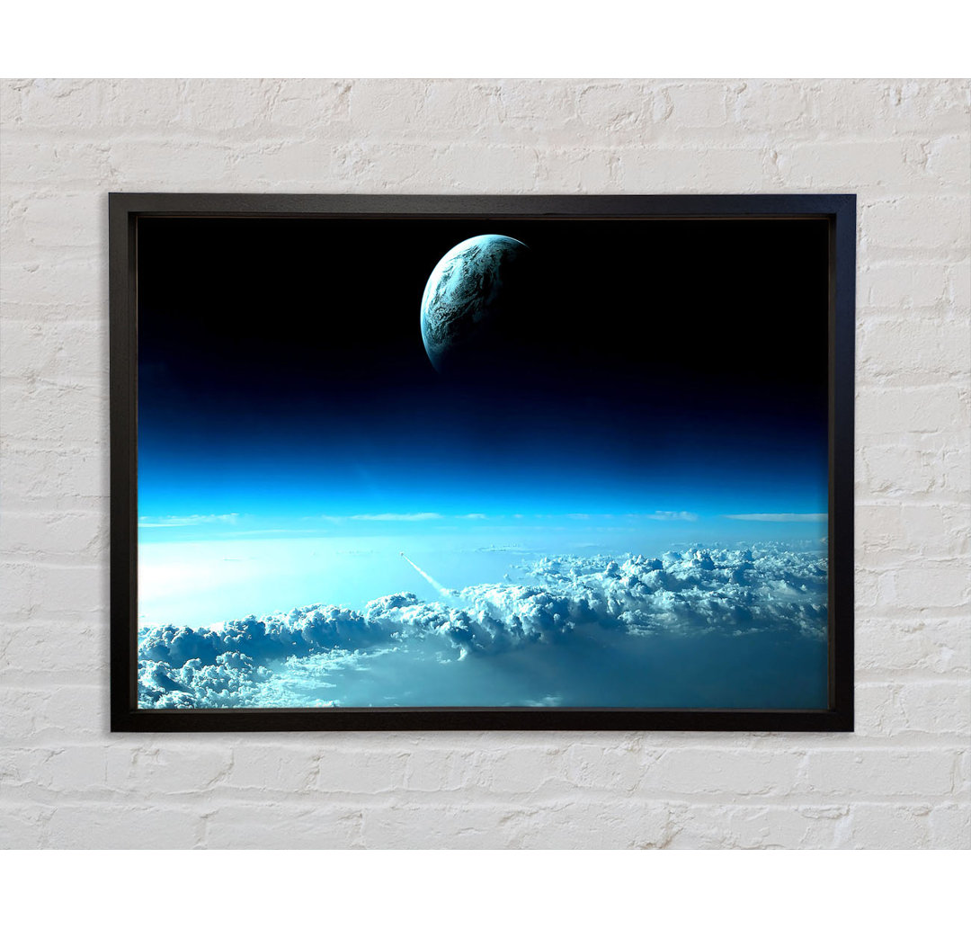 Beautiful Space View - Einzelner Bilderrahmen Kunstdrucke auf Leinwand