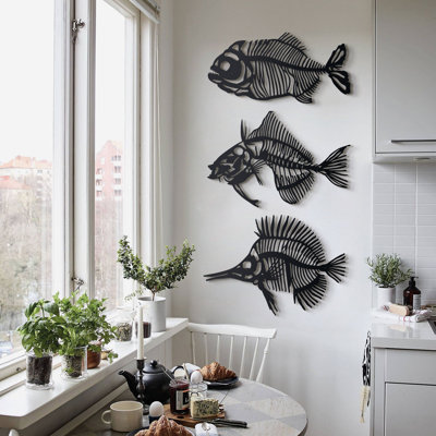 Metal Wall Art, Fish Wall Hanging