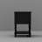 2-Drawer Nightstand With Open Shelf, Carved Floral Detail, And Turned Legs-478461511