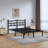 14 Inch King Sized Metal Bed Frame With Headboard-1149856193