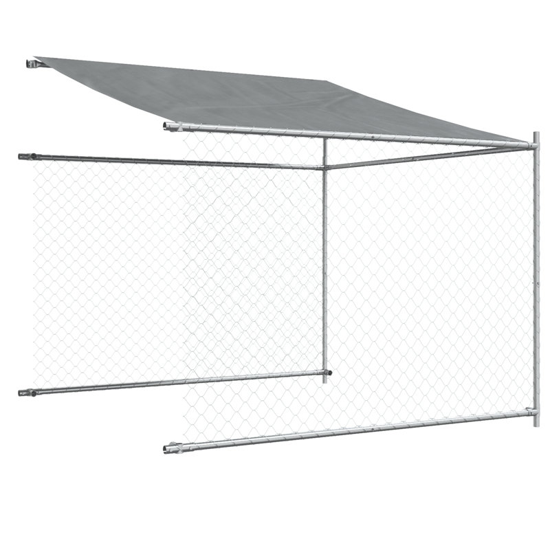 Chenil en acier galvanisé 78,7 po H, H 78,7 po x l 236,2 po x P 78,7 po