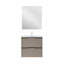 Suki 600mm Wall Hung Single Bathroom Vanity Unit-73822633-73822636