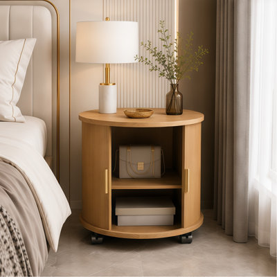 Table de chevet 23,62 po Mid-Century