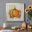 «Pumpkin in Fall», peinture sur toile encadrée-732480612-732480603