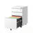 3 Drawer Mobile File Cabinet With Lock
