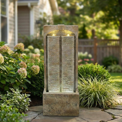 Fontaine d'extérieur 39 pouces avec pompe