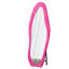 Miroir sur pied pleine longueur 63 po x 24 po avec cadre en métal rose