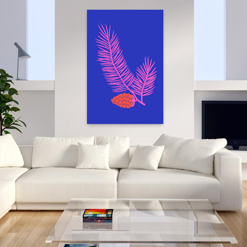 Art contemporain, art contemporain abstrait, H 36 po x l 24 po