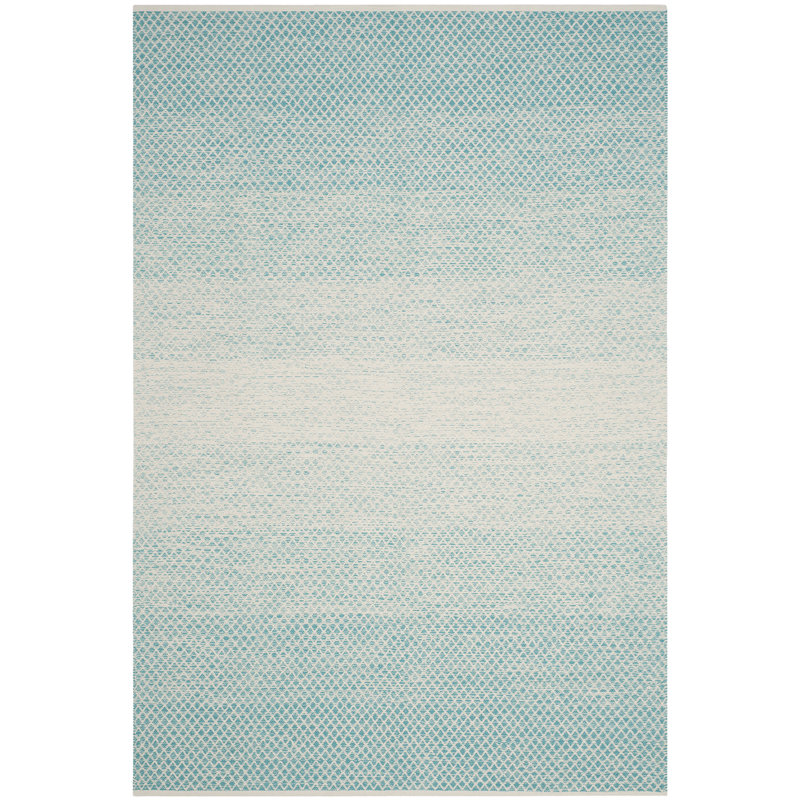 Cayman Hand Woven Cotton Geometric Rug, Rectangle 2'3" x 4'