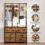Hall Tree 102cm Wide with Bench
